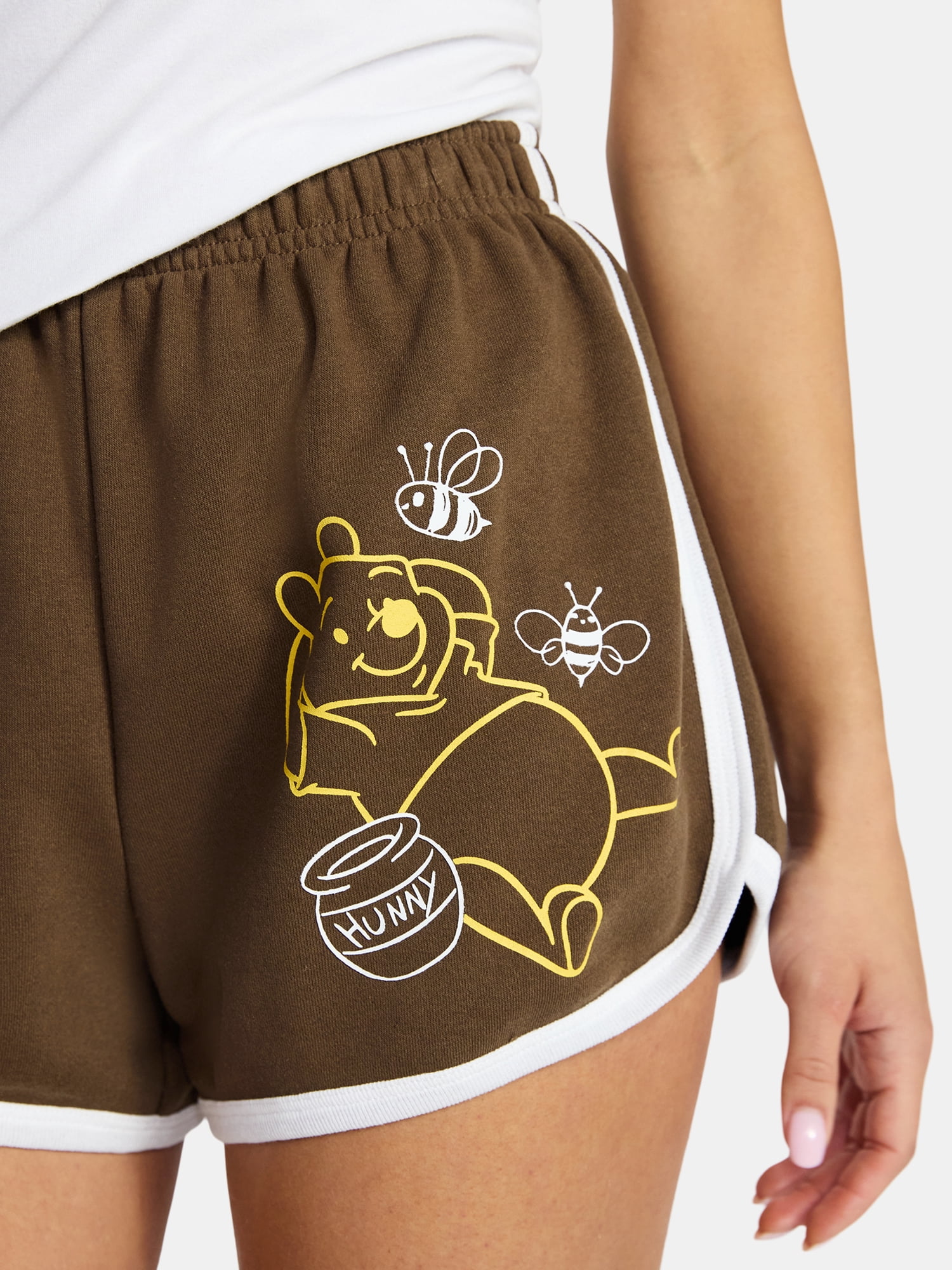 Disney Winnie the Pooh Women's Dolphin Shorts, Size XXS-XXL