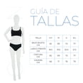 thumbnail image 2 of Conjunto de Lencería para Dama Gaon Top y Calzón Sin Costuras Negro Extra Grande, 2 of 7