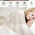thumbnail image 3 of Shiartex White Flower Throw Blanket Cozy Lightweight for Couch Sofa Bed All Seasons Exquisite Gifts 60x80in, 3 of 6
