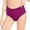 Purple, variant on Women's High Waist Bikini Bottoms for Swimming, Leak Proof, Nylon+Spandex, Comfortable & Skin-Friendly, Multiple Sizes