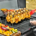 thumbnail image 4 of Wosthever Parrilla para barbacoa, soporte para asador de pierna de pollo, diseño plegable, parrillas de Picnic, accesorios para exteriores, montaje Cocina y Comedor Wosthever HA066995-00, 4 of 5