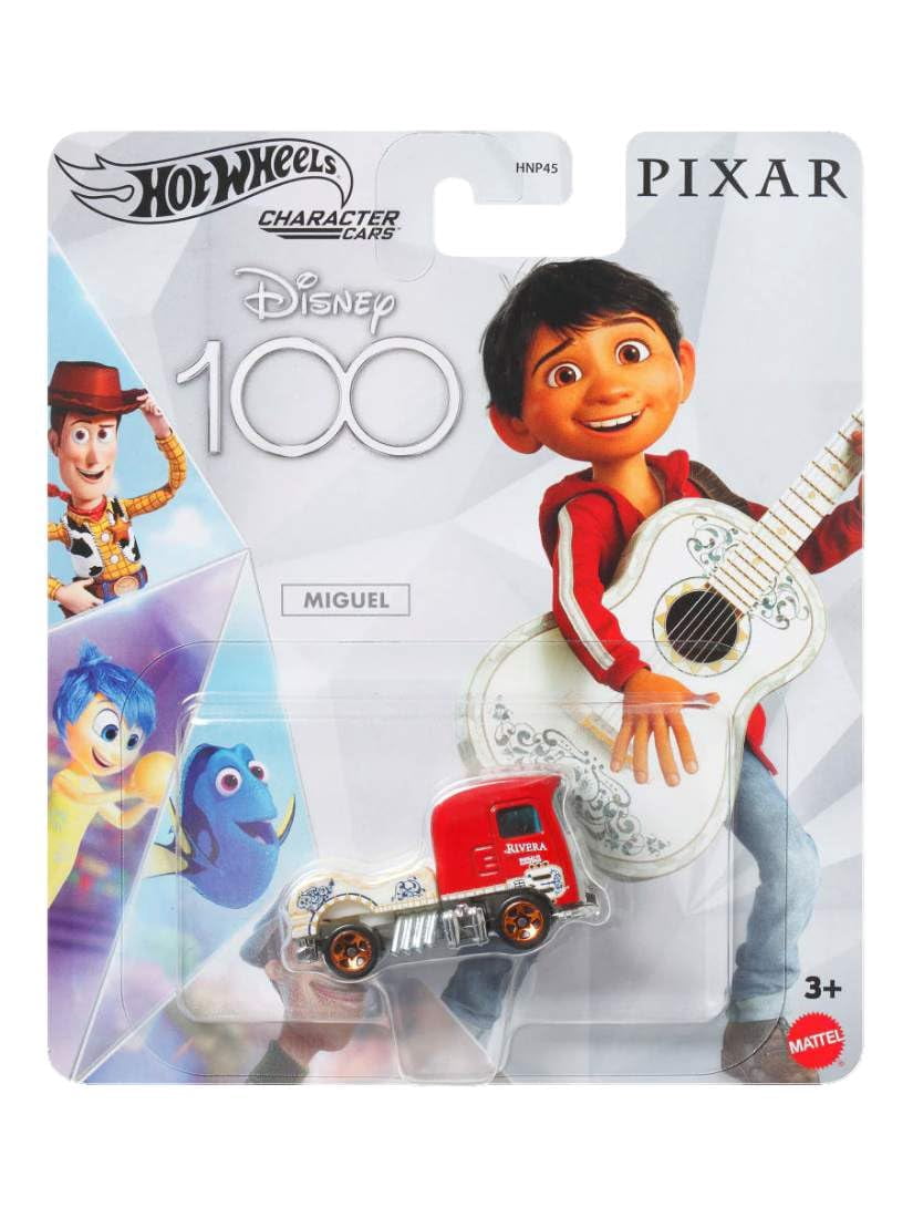 Hot Wheels Disney 100 Collectible Die-Cast Cars, 8-Pack Set, Star Wars, Marvel, Pixar Characters, Ages 3+ HNP45-956D