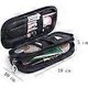 thumbnail image 2 of 1 Piece Makeup Bag with Mirror - Makeup Brush Bag - Travel Kit Storage Bag - Makeup Bag - Multifunctional - Double-Layered Storage Bag (Black), 2 of 4