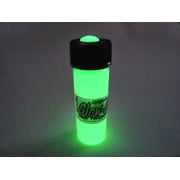 Glow On Super Phosphorescent Paint, Original Color and Green Glow Paint, Medium 4.6 ml Vial.