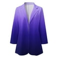 thumbnail image 4 of Vedolay Coats Suit Jackets for Women Plus Size Casual Long Sleeve Open Front Cardigan Work Office Blazer Jacket,Purple L, 4 of 5