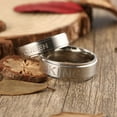 thumbnail image 2 of King or Queen 6 or 8mm Stainless Steel Wedding Band Ring Men or Women by Ginger Lyne, 2 of 7