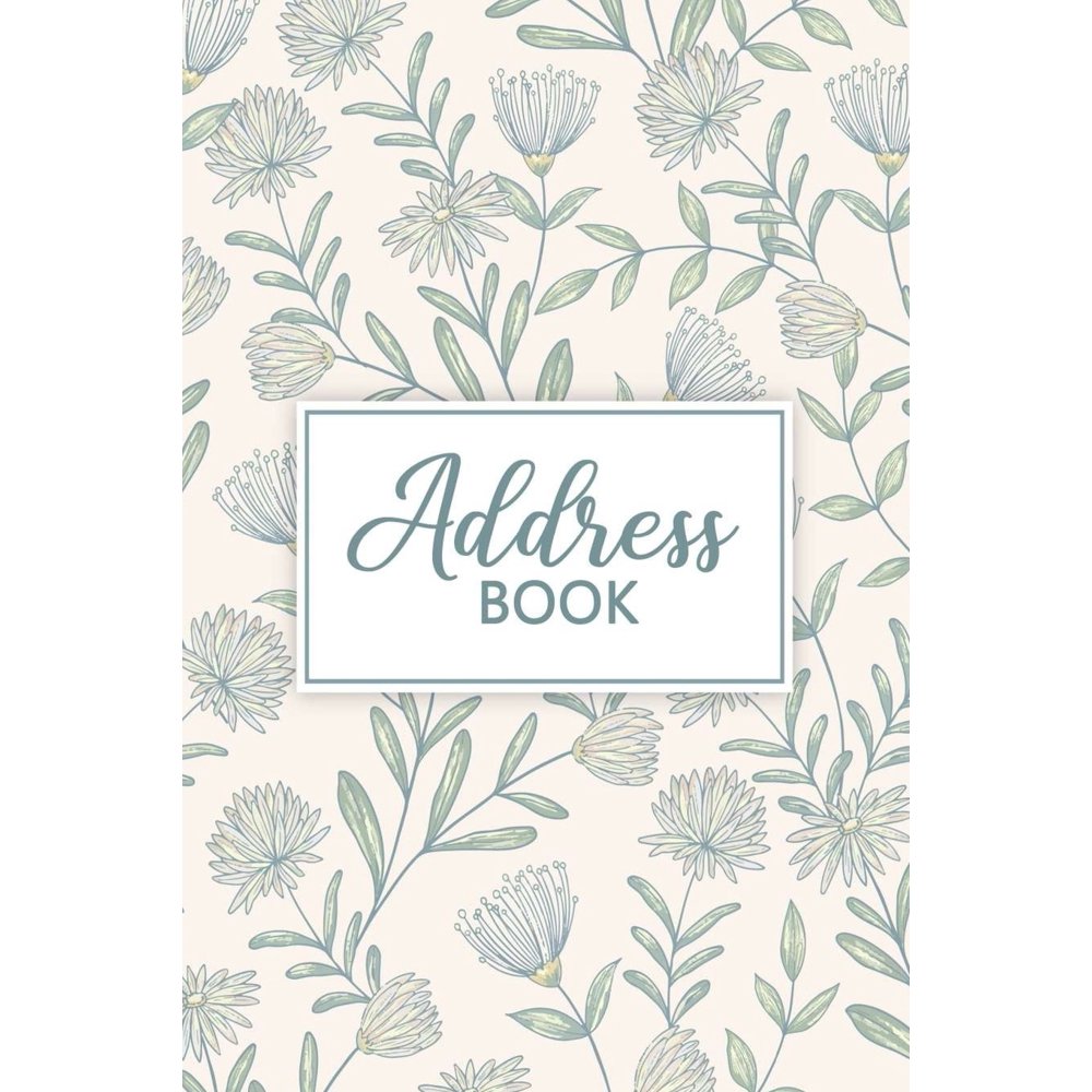 Address Book Floral Design At a Glance Addresses, Phone Numbers