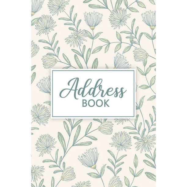 Address Book Floral Design At a Glance Addresses, Phone Numbers