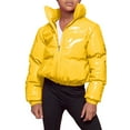 thumbnail image 4 of SonxaHe Infant Girls Winter Coat Insulated Shiny Quilted Puffer Coats Child Warm Thickened Cold Weather Outerwear Coats Yellow,Sized 12-24 M, 4 of 4