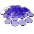 thumbnail image 3 of HLONK Compteurs Ronds en Plastique 100 Pcs 19mm Bingo Transparents Comptage de Couleurs Compteurs de Jeu de Math Marqueurs, 3 of 9