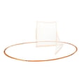 thumbnail image 5 of Bownet Goal Portable Lacrosse Crease - Youth Men's Practice Indoor Outdoor - East to Setup - Portable with Carrying Bag - (Regulation 18' Diameter), Orange, 5 of 5