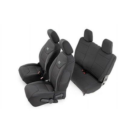 Rough Country Neoprene Seat Covers for 11-12 Jeep Wrangler | 2-Door - 91006