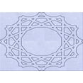 thumbnail image 1 of Ahgly Company Machine Washable Indoor Rectangle Transitional Denim Blue Area Rugs, 4' x 6', 1 of 7
