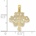 thumbnail image 2 of 10K Yellow Gold 100% Scorpio Charm (18.7 X 16.15) Made In United States -Jewelry By Sweet Pea, 2 of 5