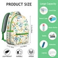 thumbnail image 6 of "Sunflower Wildflower Backpack - Stylish Floral Print School Bag for Women, Water-Resistant Bookbag with Laptop Sleeve, Perfect for College", 6 of 6