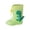 Green, variant on Girls Cute Cartoon Print Rain Boots Easy Open Gusset Toddler Waterproof Footwear Green 140