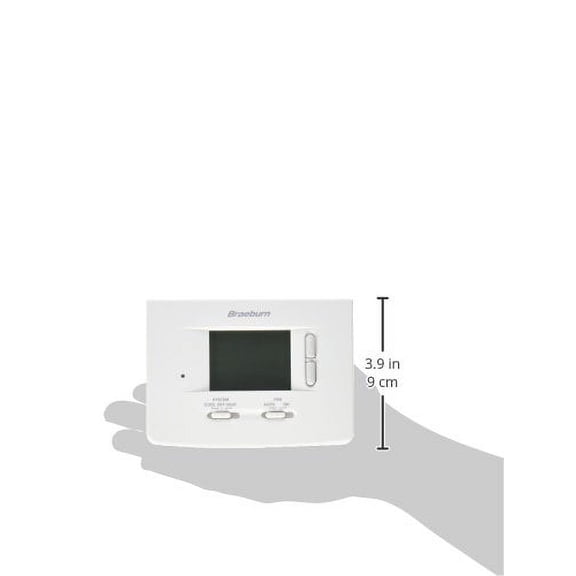 BRAEBURN 1020 Thermostat, Non-Programmable, 1H/1C