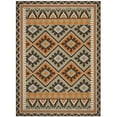 thumbnail image 2 of SAFAVIEH Veranda Johann Geometric Indoor/Outdoor Area Rug, Green/Terracotta, 8' x 8' Square, 2 of 9