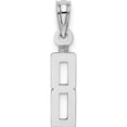 thumbnail image 4 of 14K White Gold 14Kw Polished Number 8 Pendant (18.94 X 4.48) Made In United States nu08w, 4 of 5