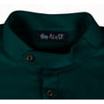 thumbnail image 7 of Atasi Indian Men's 2 Piece Kurta Pajama Set Henley Neck Cotton Casual Long Kurta, 7 of 7