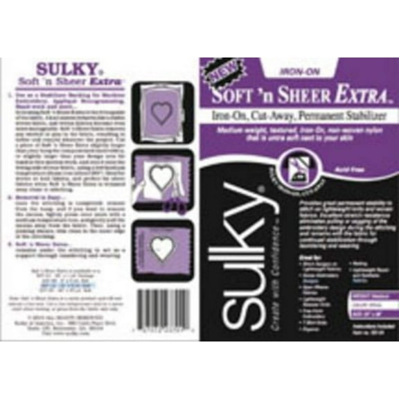 Sulky Cut Away Soft N Sheer Extra Stabilizer 237-01