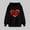 Black, variant on SOOMLON Valentines Day Hoodies for Women Girl Friend Valentines Gift Plus Size Tunic Long Sleeve Crewneck Sweatshirts Tops Funny Love Heart Graphic Pullovers Shirts Fashion Festival Outfits 2025
