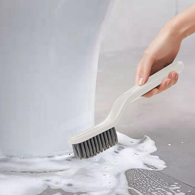 JWshufel Multi-purpose Bathroom and Kitchen Cleaning Brush for Sink Countertop and Window with Relaxedable Grip and Hanging Design Suit for Home Dining Room and Family Gift