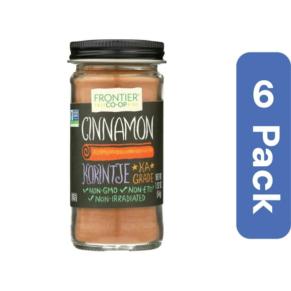 Frontier Herb Cinnamon Ground Seasoning 1.92 oz (Pack of 6)