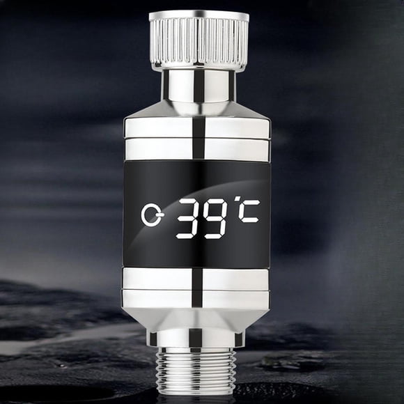 Termómetro de ducha para baño de bebé, pantalla LED C, indicador de temperatura de ducha para cocina, accesorios de baño