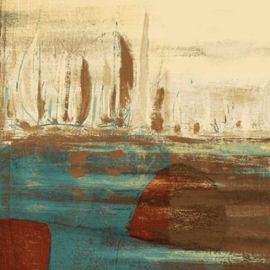 Calm Waters Square I Canvas Art - Kingsley ()