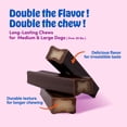 thumbnail image 5 of N-Bone Mega-Bone Dog Bones, Long Lasting Chew Bones, Dental Treats for Medium Dogs and Large Dogs, Blueberry Pumpkin Muffin Flavor, 6 Count, 16.8 oz, 5 of 12