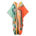 thumbnail image 5 of Kaftans for Women Loungewear Ethnic Print Beach Maxi Dress Split Side Batwing Sleeve Caftan Tunic Summer Tunic moomoo House Wear Casual Evening Dress, 5 of 12