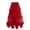 01 Red, variant on Fewfanhot Women's Skirts Tulle Skirt Formal Asymmetrical Ruffle Midi Skirts Elastic High Waist Fairy Skirt