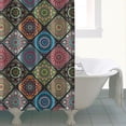 thumbnail image 4 of Multicolor Ethnic Mandala Pattern Shower Curtain 72"x84" ,Bathroom Decorative Shower Curtains Set with 12 Hooks,Modern Waterproof Washable Shower Curtain, 4 of 6