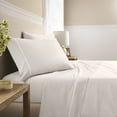 thumbnail image 2 of Wamsutta 1846 650 Thread Count Gardenia Egyptian Giza Cotton Sateen Pillow Cases, Queen (2 Count), 2 of 6