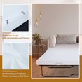 thumbnail image 3 of Slsy Matelas de Remplacement en Mousse Mémoire de 4 Pouces avec Housse Lavable, Matelas Pliable à Trois Volets, pour Canapé-Lit Simple/Double et Lits de Repos (Canapé Non Inclus), 3 of 10