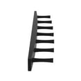 thumbnail image 4 of Spectrum Diversified Wooden Wall Mount Rack, 7 Peg Hooks, Black Wood, 4 of 8
