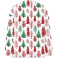 thumbnail image 5 of Christmas Plus Size Sweater for Women 2024 Cute Xmas Printed Cardigans Sweater Open Front Button Down Knit Jacket Coat, 5 of 5