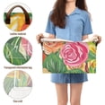 thumbnail image 5 of Ryvnso Tropical Fruit Rose Flower Storage Bins Large Basket Foldable Cube Toys Organizer with Handles 2 PCs, 5 of 8