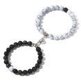 thumbnail image 1 of Pulseras a juego Pulseras de pareja Relación eterna Pulseras para él y para ella Pulsera de amor Joyas con piedras preciosas Regalos de San Valentín para él Su novio Novia, 1 of 5