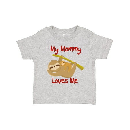 

Inktastic My Mommy Loves Me Sloth Boys or Girls Toddler T-Shirt