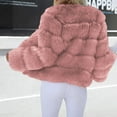 thumbnail image 5 of Faux Fur Coat Women, Yigetop Womens Winter Outerwear Faux Fur Long Sleeve Crop Jacket Shaggy Coat Open Front Cardigans Faux Fur Jacket U 3XL, 5 of 7