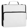 thumbnail image 5 of 3 Ring Zipper Binder with Shoulder Strap Waterproof Trapper Keeper 2 Inch D-Ring 500 Sheets Capacity White, 5 of 8