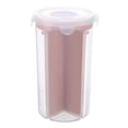 thumbnail image 1 of Advancent Dispensador de cereales, caja de almacenamiento para tienda, tapa de cocina, contenedor de y arroz para alimentos Organizadores de utensilios de cocina rosado 13.5*23*11.5 cm, 1 of 6