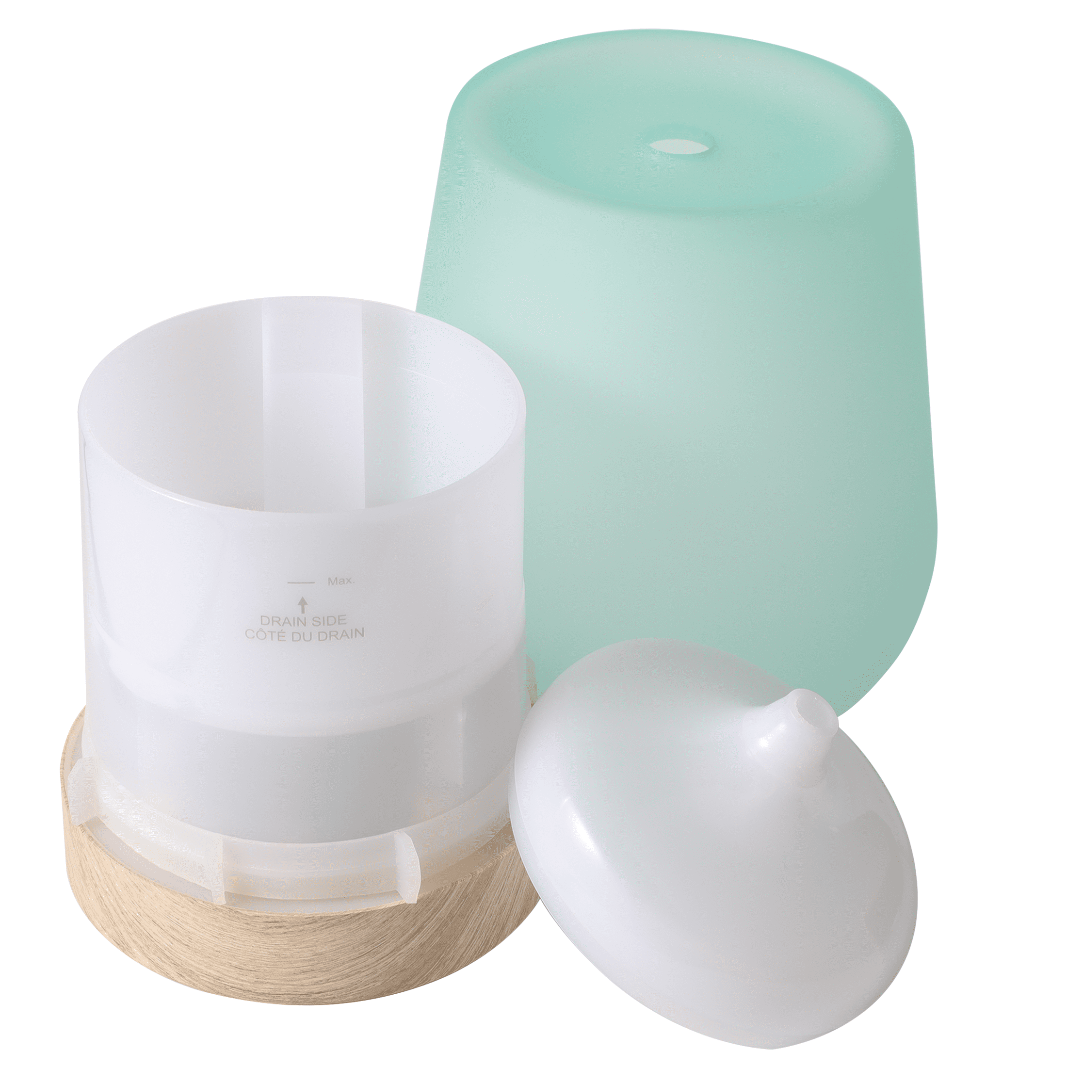 Better Homes & Gardens Cool Mist Aromatherapy Essential Oil & Scent Diffuser, Jade Green, 280 mL