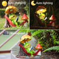 thumbnail image 4 of Estatua de rana solar para decoración de jardín con forma de puerro con luz solar, 4 of 6