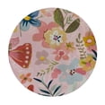 thumbnail image 4 of nygtbtfer Round Fitted Tablecloth with Elastic Edge, Oil Proof Table Cover, Flower Print Table Cloth Fits Round Tables for Dinner Outdoor Picnic, Floral 38-42, 4 of 8