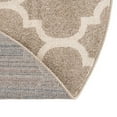 thumbnail image 3 of Unique Loom Trellis Collection Area Rug - Philadelphia (8' Round Light Brown/Beige), 3 of 13