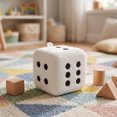thumbnail image 4 of Fuzzy Plush Dice for Car Mirror, Soft Plush Dots - Cute Game Prop Decorative Pendant for Car Interior Hanging Ornament Decoration, 4 of 7