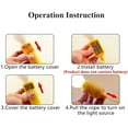 thumbnail image 5 of LED Pull Cord Light Bulb, LED Bulb Light Hanging Pull Cord Lamp Battery Operated, Portable Night Light for Party, Weddings, Festivals Lighting, Camping, Child Room Decoration, 5 of 11